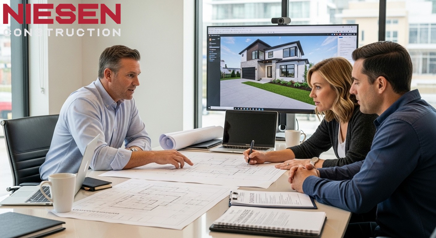 Custom home builder and homeowners