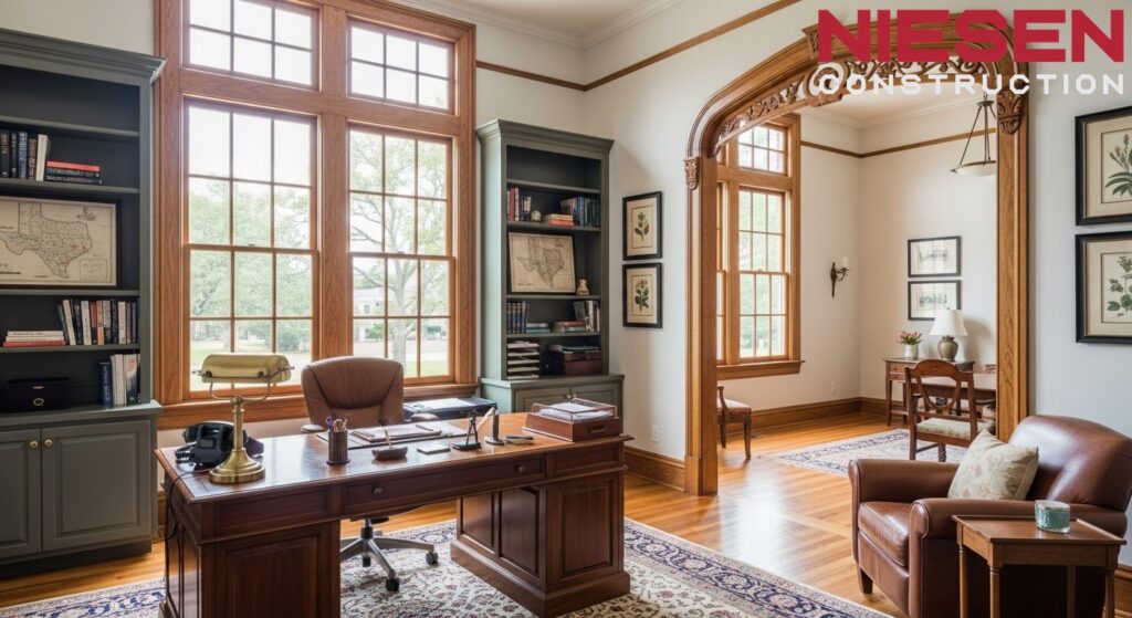 Texas historic home's office