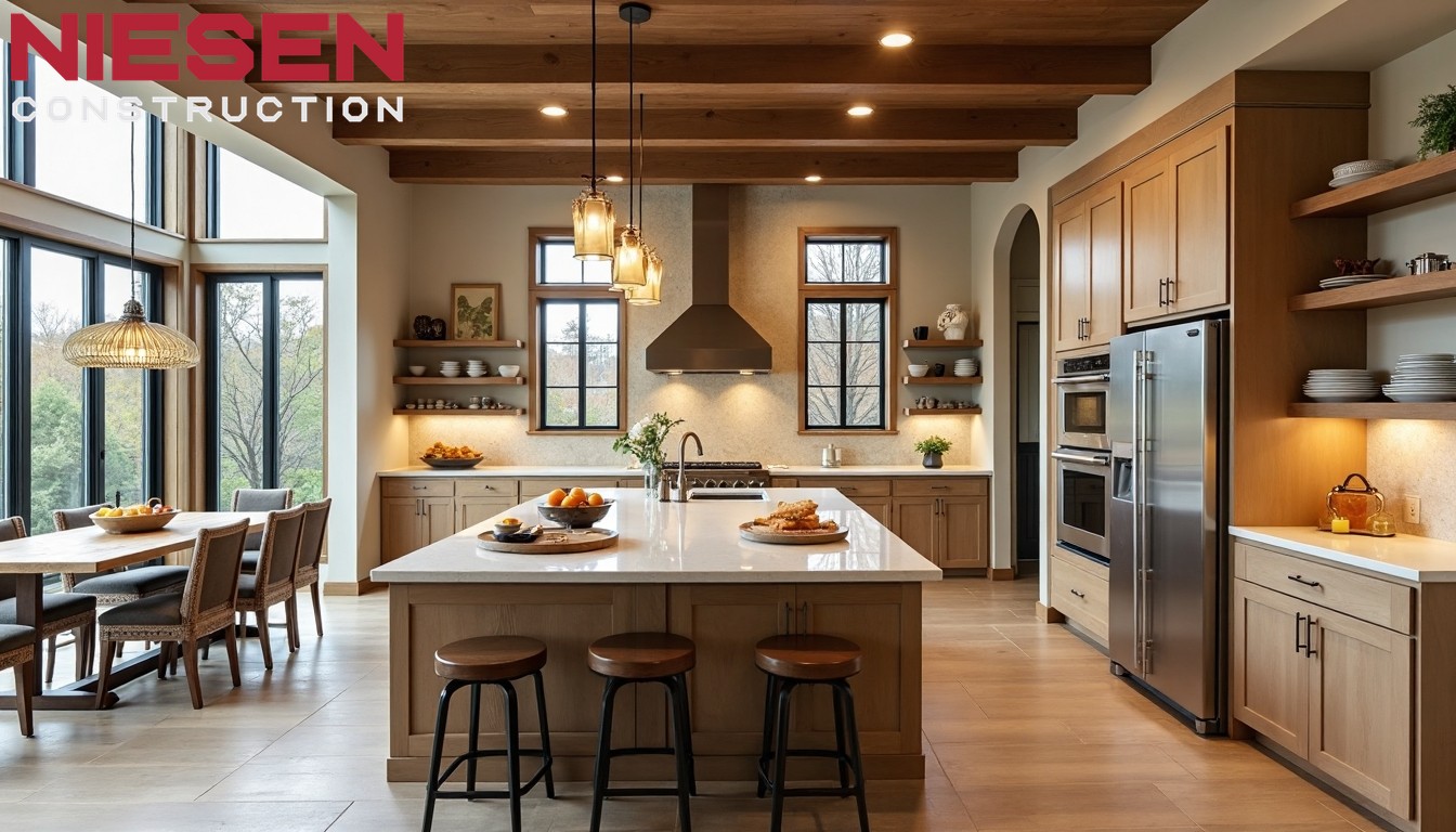 A warm, inviting Texas kitchen with an intelligent workflow design