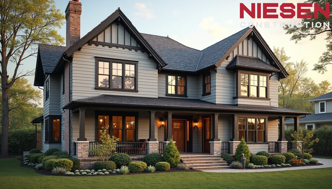 View of a properly planned renovation on a historic home