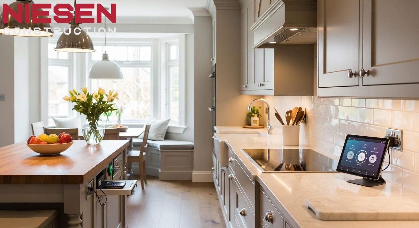 Modern renovated kitchen