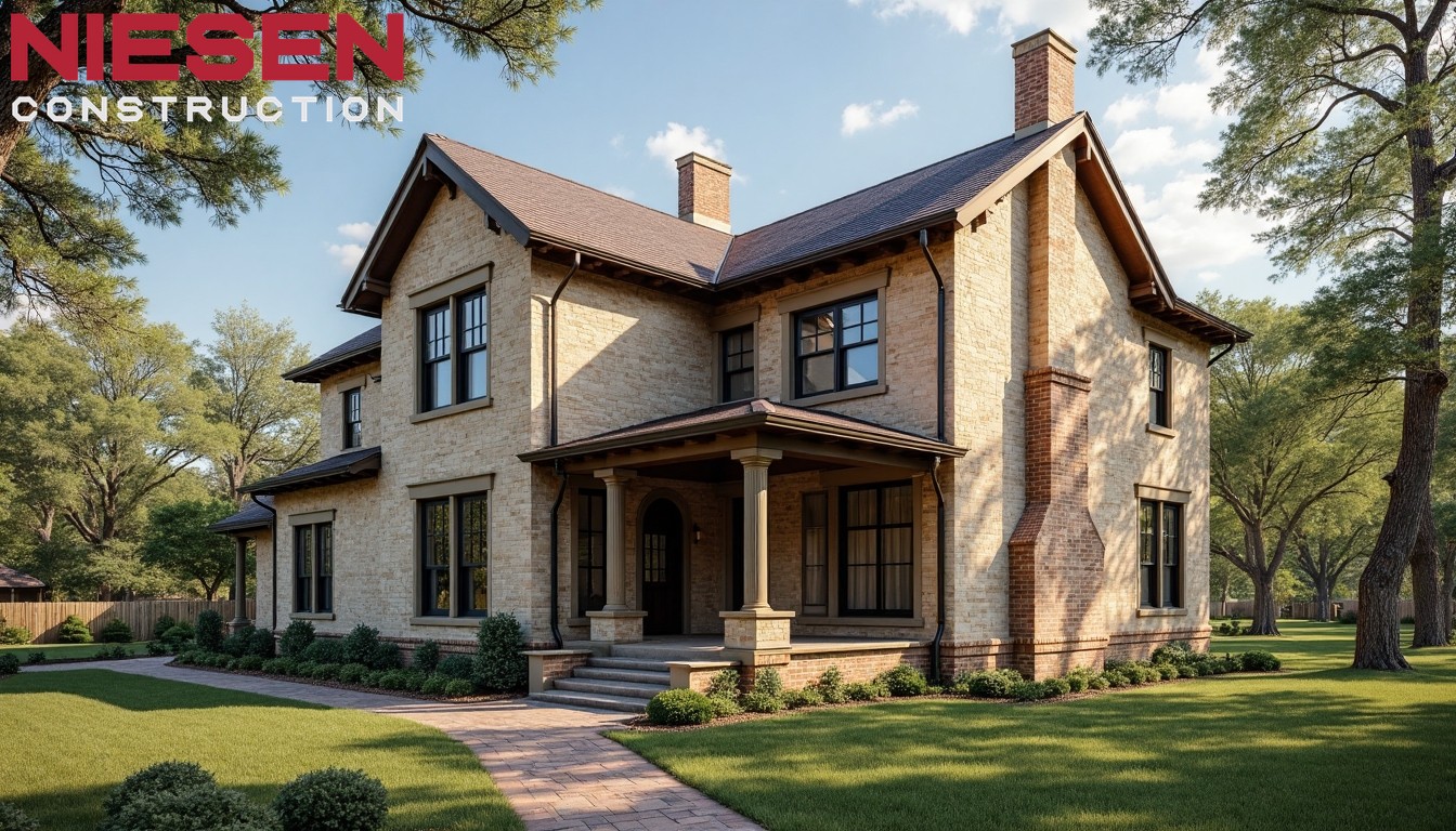 View of a traditional Texas 1800's home