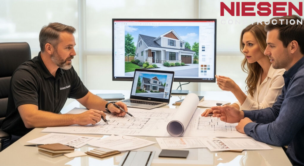 Custom home builder and homeowners