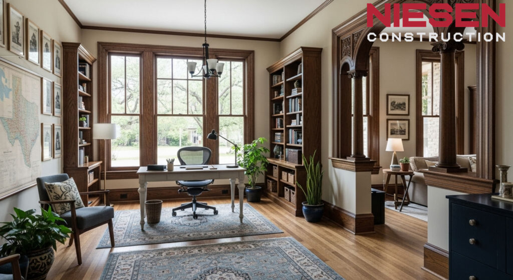 Texas historic home's office