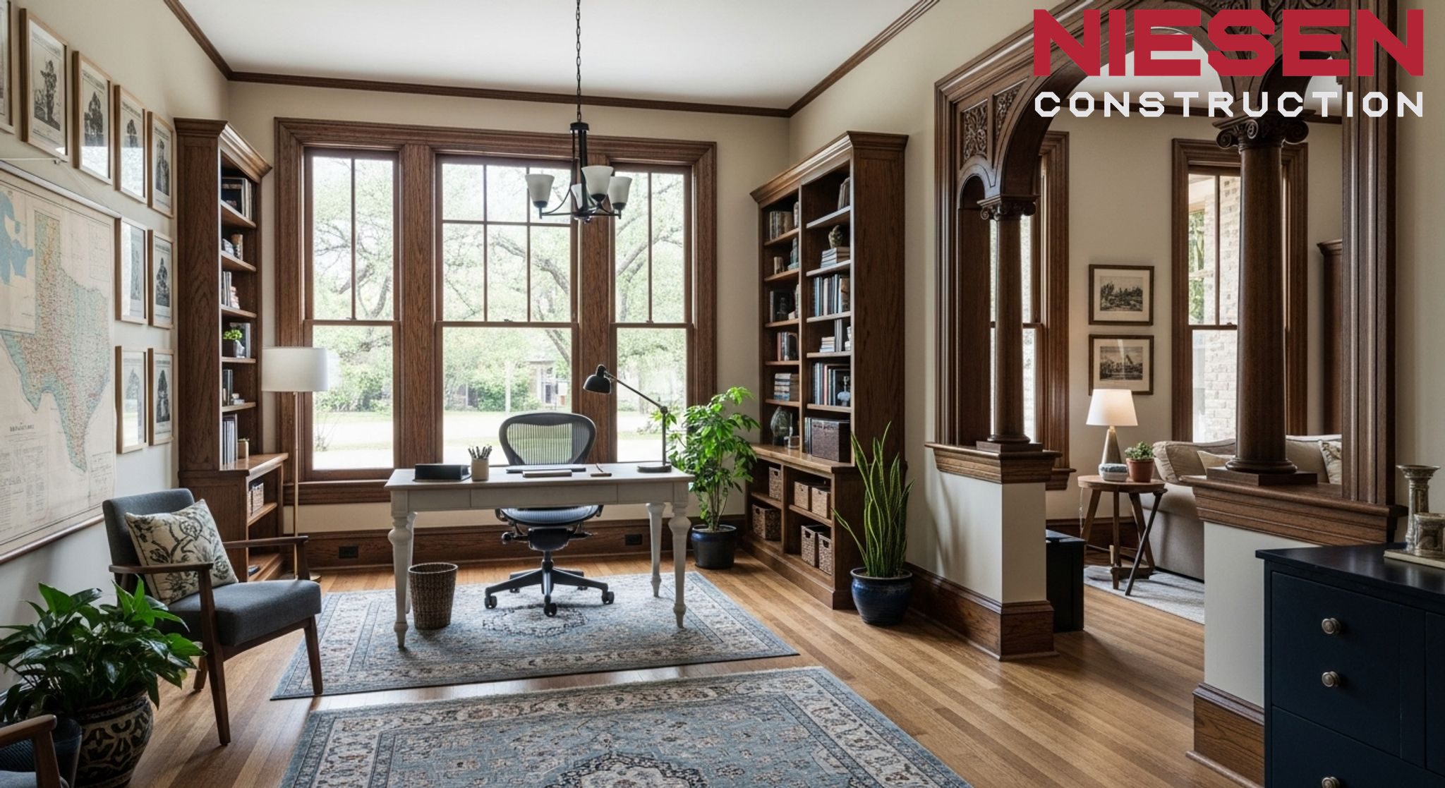 Texas historic home's office