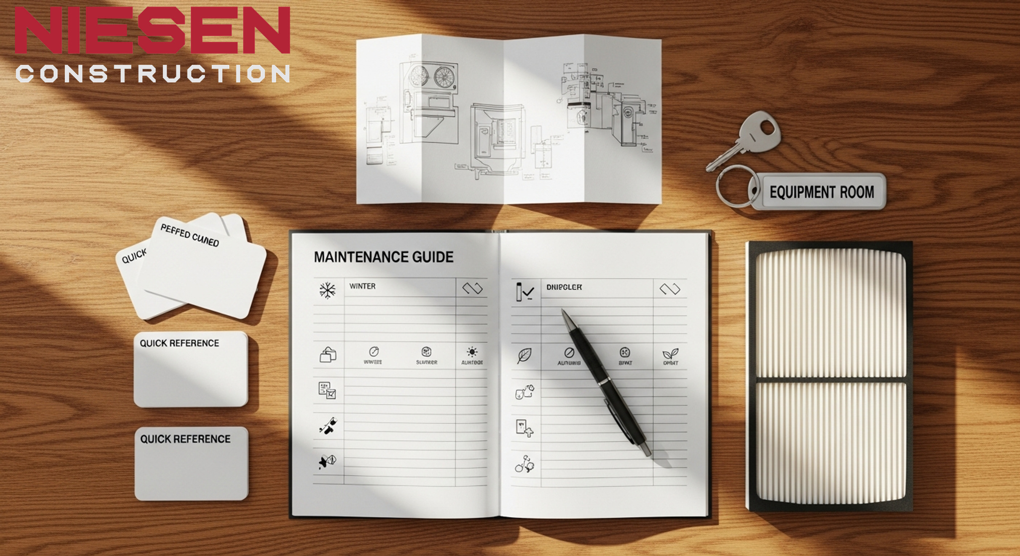 Custom home builder explaining energy monitoring systems and maintenance schedules