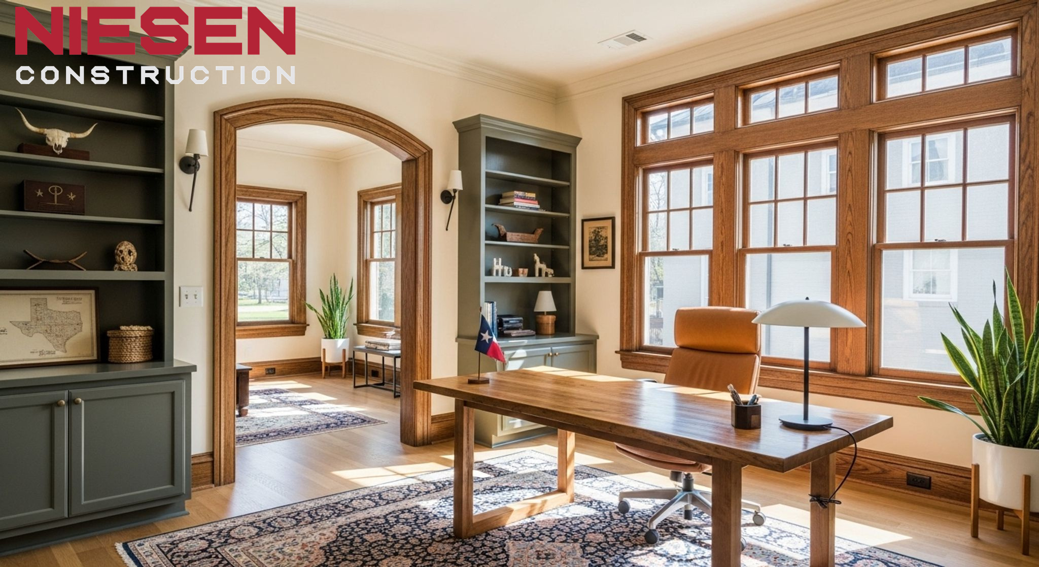 Texas historic home's office