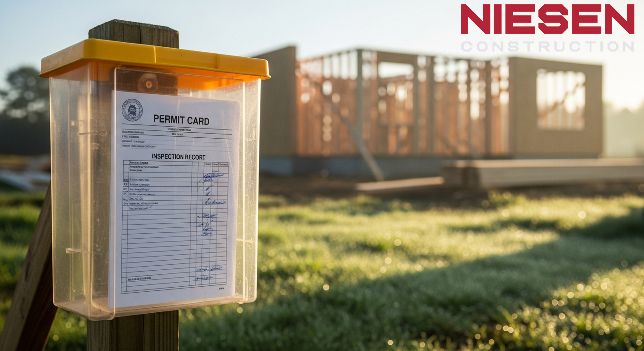 Professional custom home builder reviewing local building codes